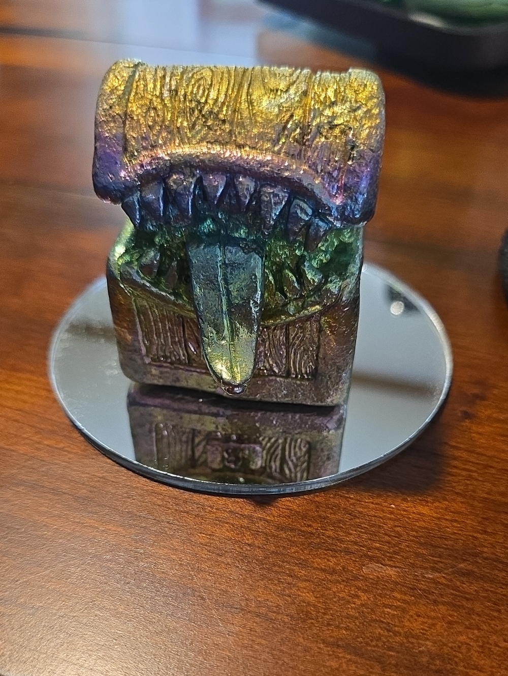 Bismuth Dungeons and Dragons Mimic Chest